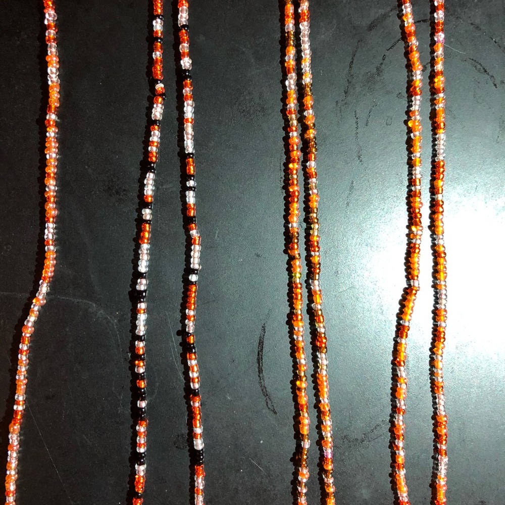 Waist beads, anklets and bracelets